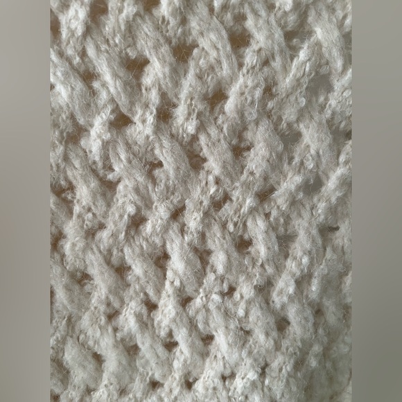 American Vintage Cloud-Like Ivory Open Cardigan M/L - Picture 5 of 9